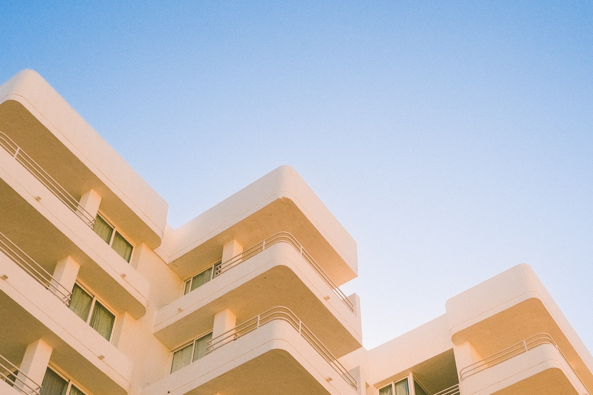 Minimalistic hotel exterior