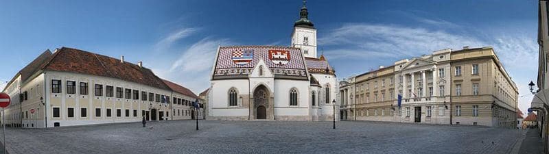 St Marks Square Zagreb Croatia