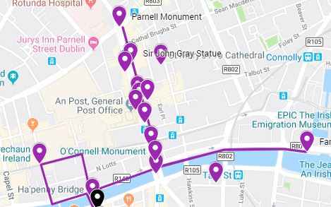 Dublin Self Guided Walking Tour 1